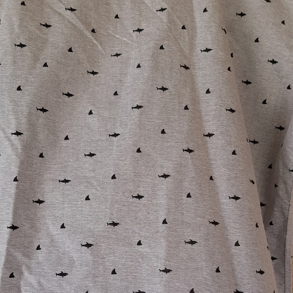 Gray Casual Button Down Shirt with Modern Pattern - Picture 5 of 5